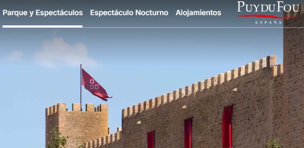 imagen web espectáculo Puy Du Fou España
